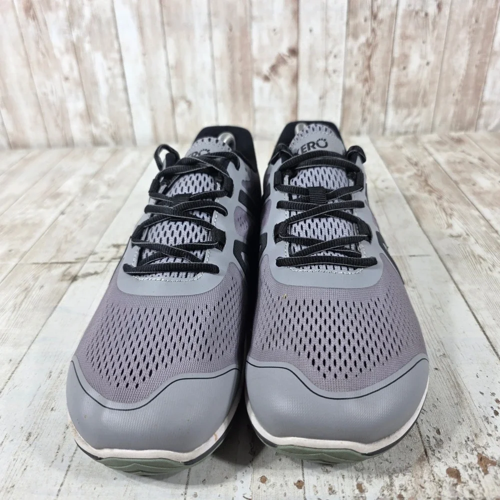 Xero HFS II Womens 11 Gray Black Road Running Shoes Zero Drop Minimalist XY02-06